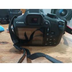 Canon eos 1300D spiegelreflex met toebehoren