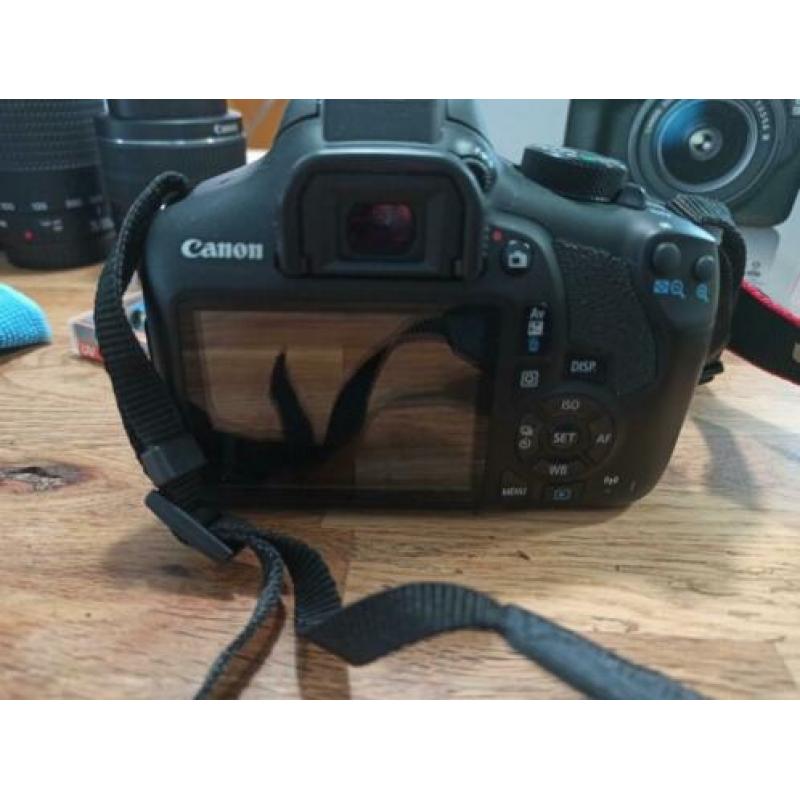 Canon eos 1300D spiegelreflex met toebehoren