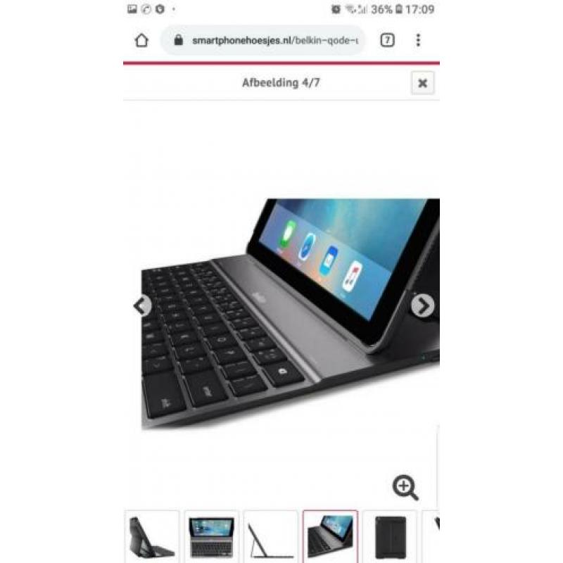 Ipad 2018 met Belkin keyboard cover. RUILEN
