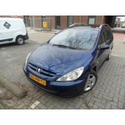 Peugeot 307 SW 1.6 16V Navtech ,airco,nw apk,nieuwstaat