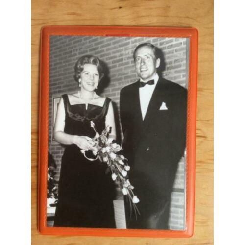 Foto, Beatrix, Claus, huwelijk, aandenken, 10 maart 1966