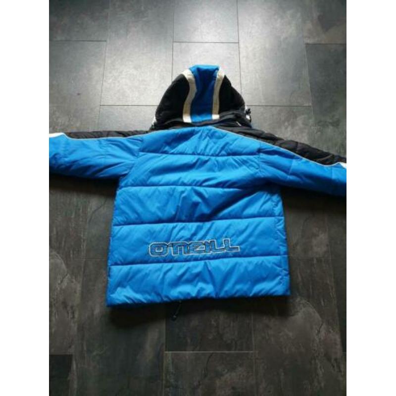 O'neill winter/ski jas blauw en rood