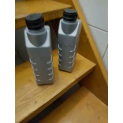 Flacons grijs 1 liter 0,75 per stuk