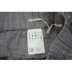 HUGO BOSS 100% katoenen licht grijze rok met veel details S