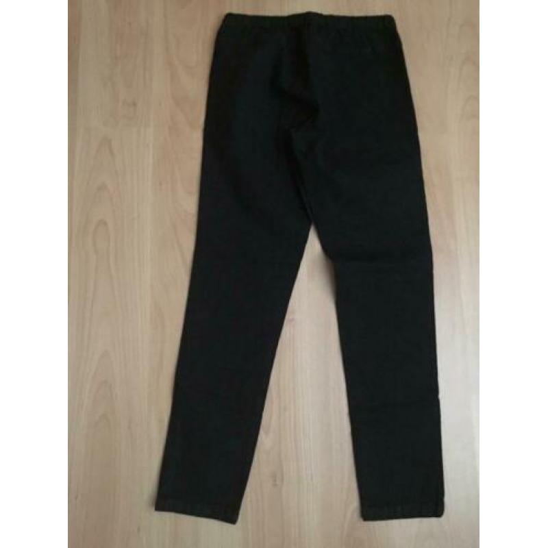 NIEUW zwart pull-on tregging spijker broek mt 42 AJC ARIZON