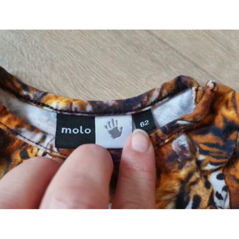 Molo longsleeve met tijgers maat 62
