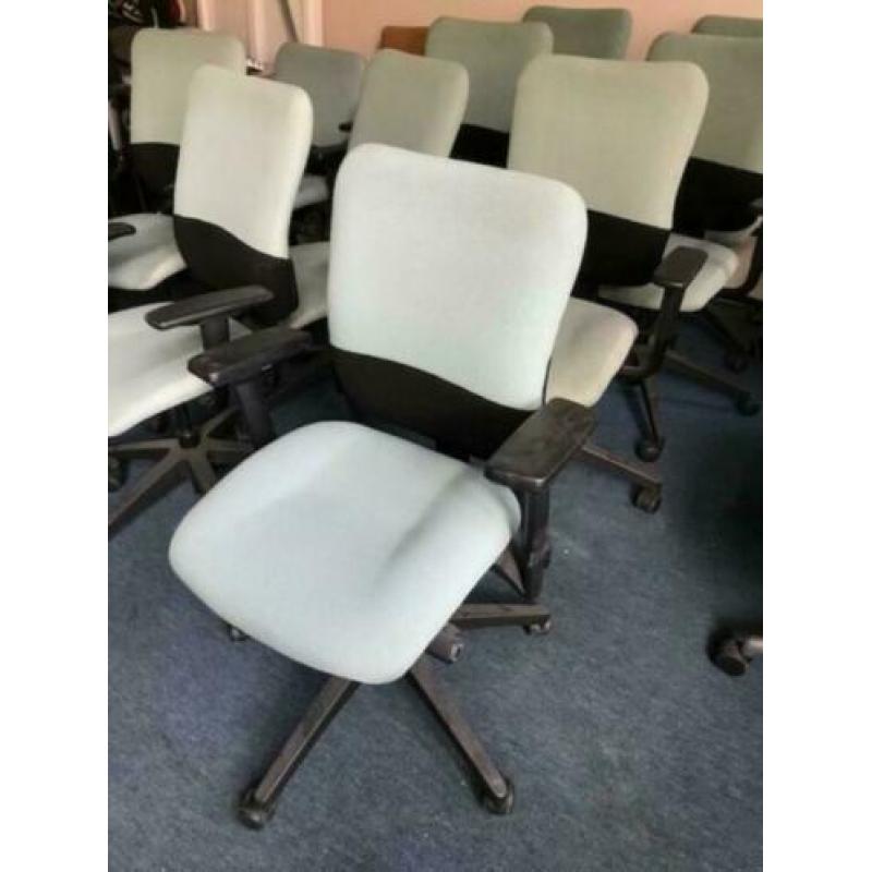 PARTIJ bureaustoelen Steelcase bureaustoel groen zwart