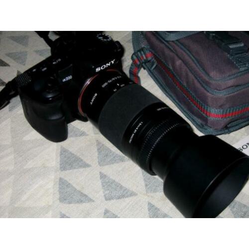Sony A200 body met Sony 4,5-5,6/75-300 lens