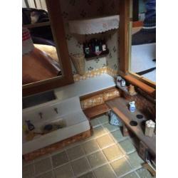 Poppenhuis vintage prachtig poppenhuis