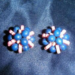 Vintage oorbellen jaren '80 stekers en clips