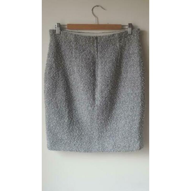 Vanilia mooie lichtgrijze rok maat 40 medium