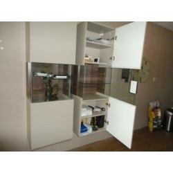 2X Zwevend model wandmeubels - Hoogglans Kashmir