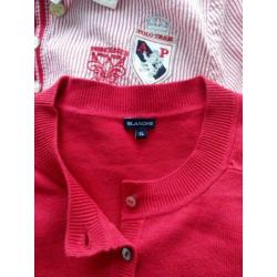 Rood vestje Purdey maat XL