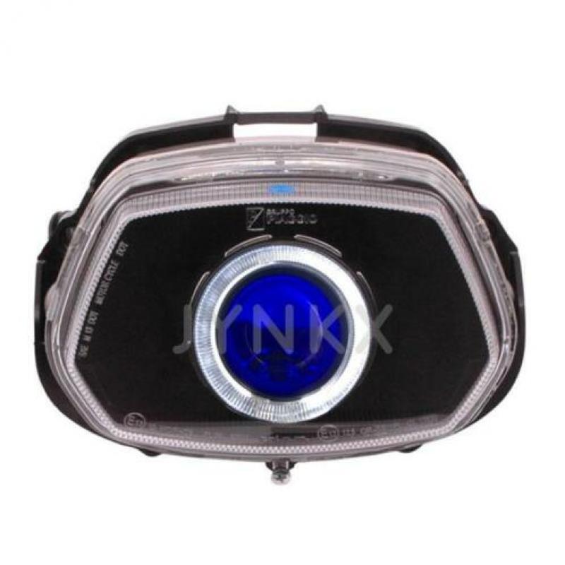 Angel eye wit + blauwe devil eye (Vespa, Piaggio zip)