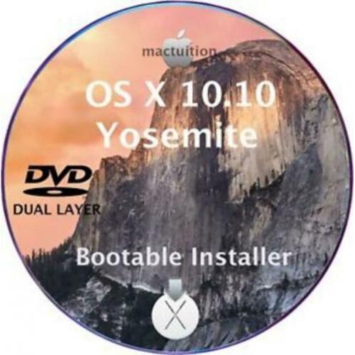 Installeer Mac OS X Yosemite 10.10.5 via DVD zonder USB OSX
