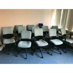 PARTIJ bureaustoelen Steelcase bureaustoel groen zwart