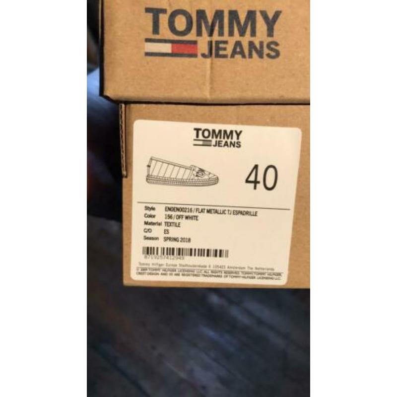Tommy Hilfiger platte schoenen 40 oranje beige sterren