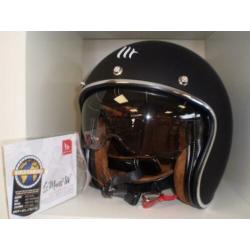 Motor brommer helm mat zwart mt le mans helm xs s m l xl xxl