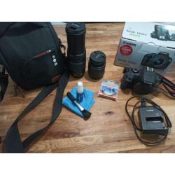Canon eos 1300D spiegelreflex met toebehoren