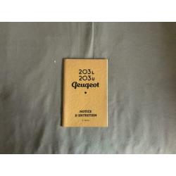 Peugeot 203, Boeken en tijdschriften.