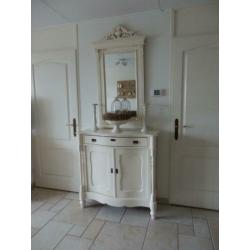 Landelijk brocant Biedermeier kast dressoir