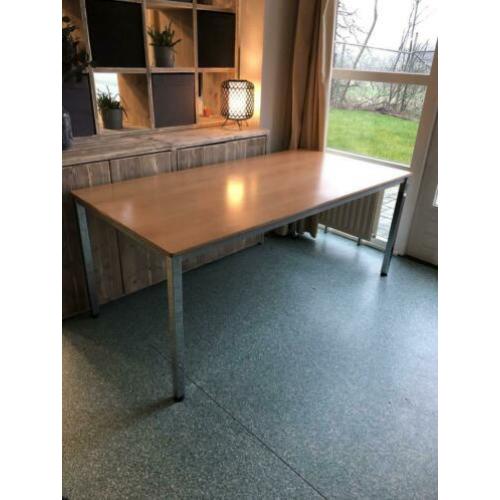 Eettafel met stoelen 180x90