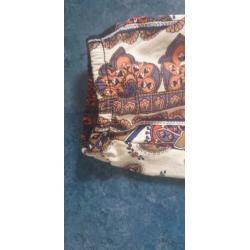 Sandwich meerkleurige blouse maat M