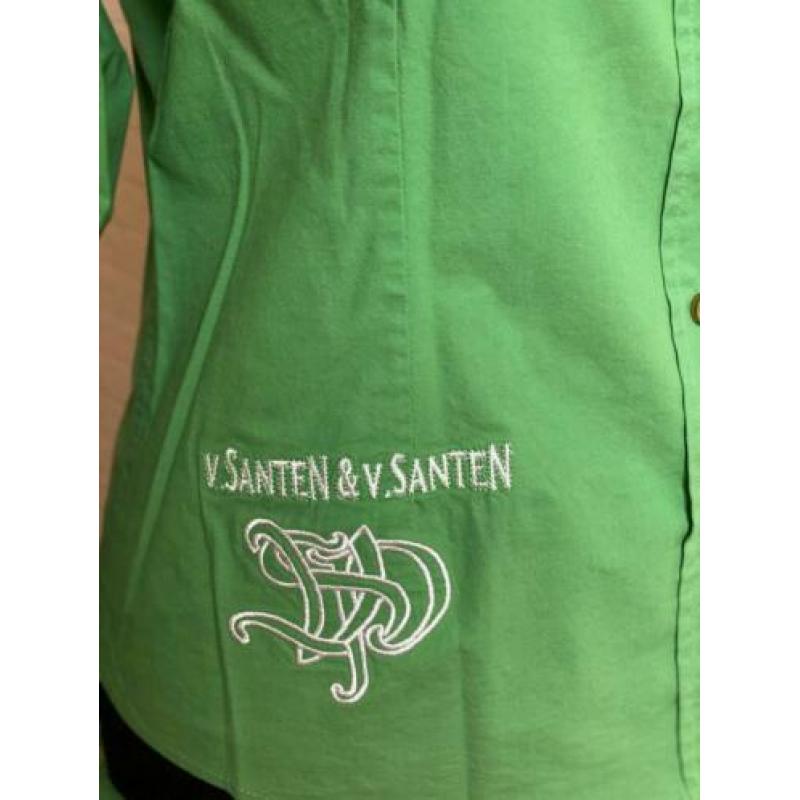 Van Santen & Van Santen blouse maat L kleur groen