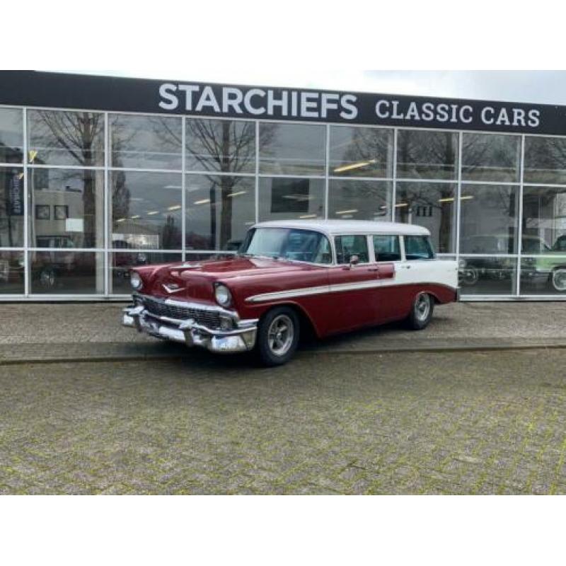 Chevrolet Bell Air Custom Station Wagon met stroker motor