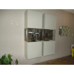 2X Zwevend model wandmeubels - Hoogglans Kashmir