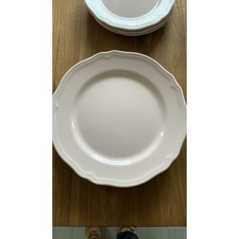Servies ikea roze en wit