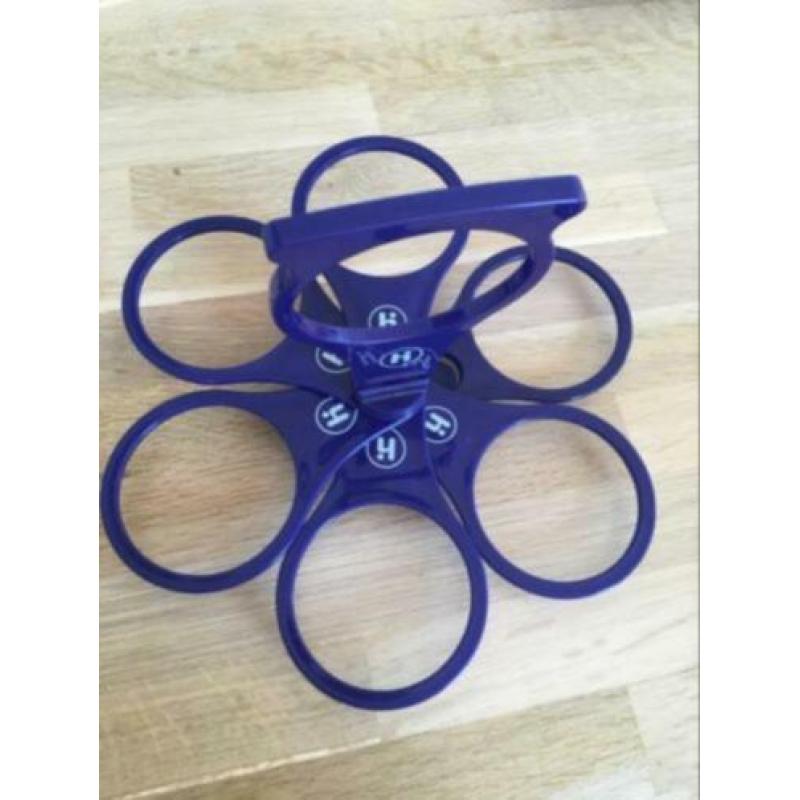 Plastic Glazenhouder voor 6 glazen - Nieuw!