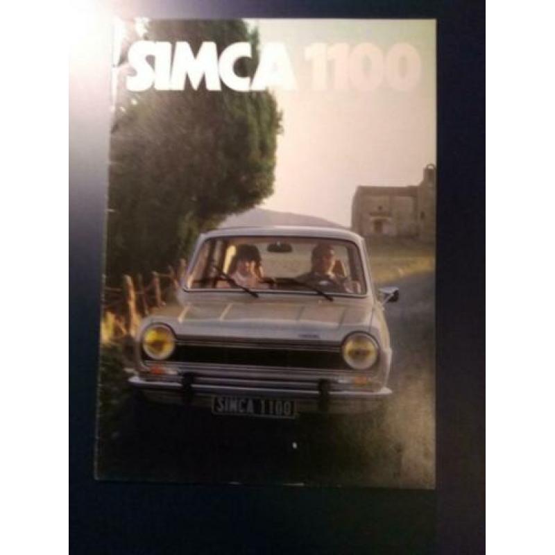 brochure Simca 1100