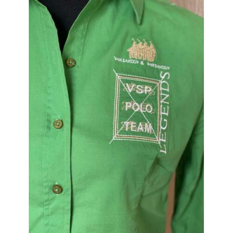 Van Santen & Van Santen blouse maat L kleur groen