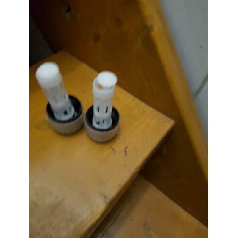Flacons grijs 1 liter 0,75 per stuk