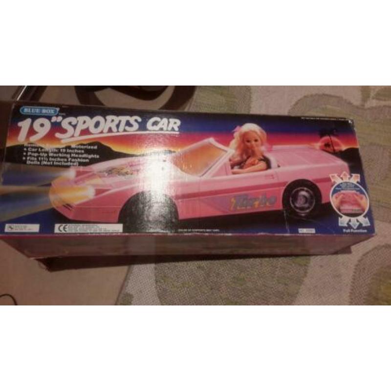 Fashion auto roze voor Barbie pop