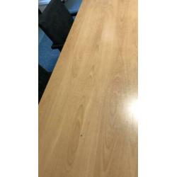 Eettafel met stoelen 180x90