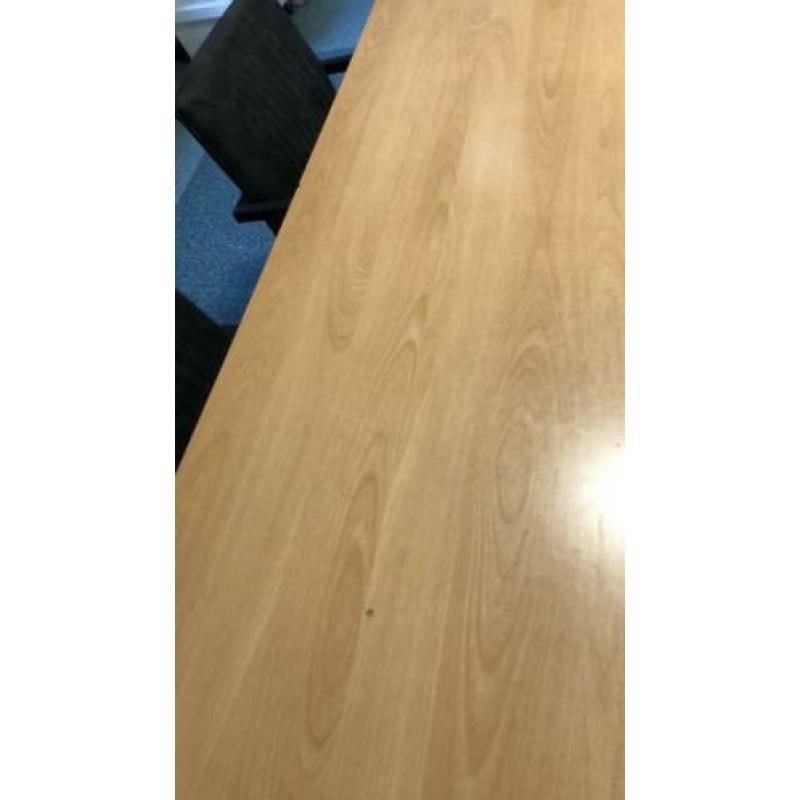 Eettafel met stoelen 180x90