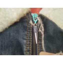 Replay spijker jeans denim jas jack, maat xs