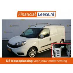 Fiat Doblò Cargo 1.4 CNG 120PK L2H1, *18.279 KM* Airco, Navi