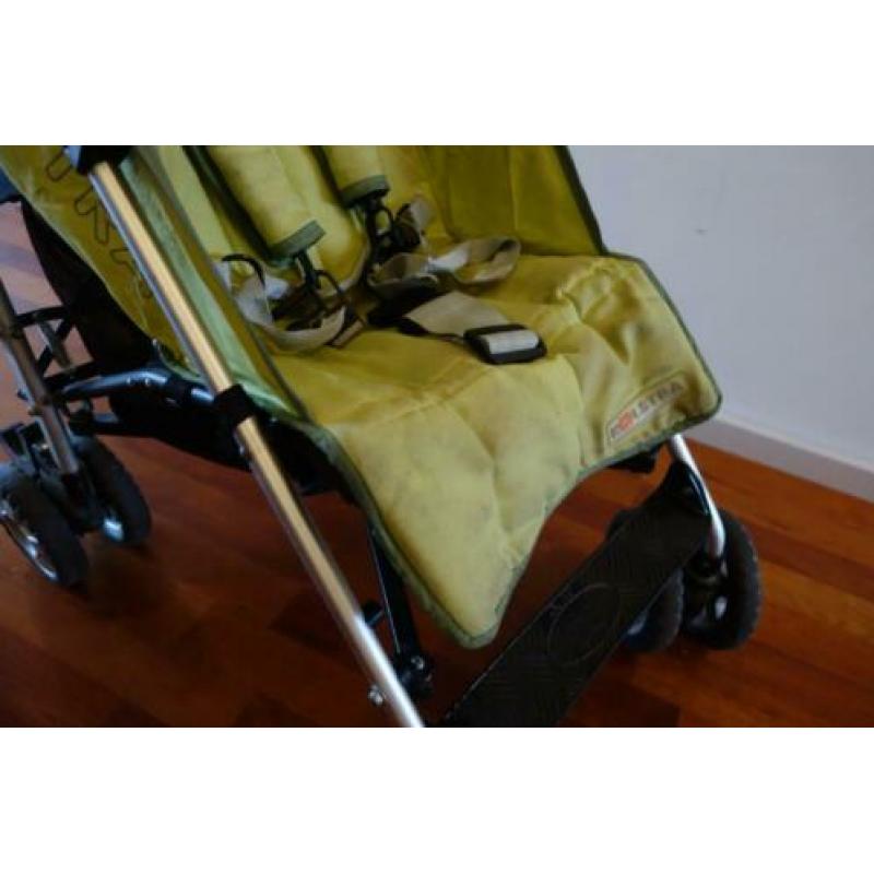 Lime groene Koelstra buggy 5 standen