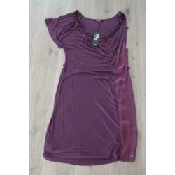 Paars dames jurk SUPERSTAR, maat XL, NIEUW! (d21)