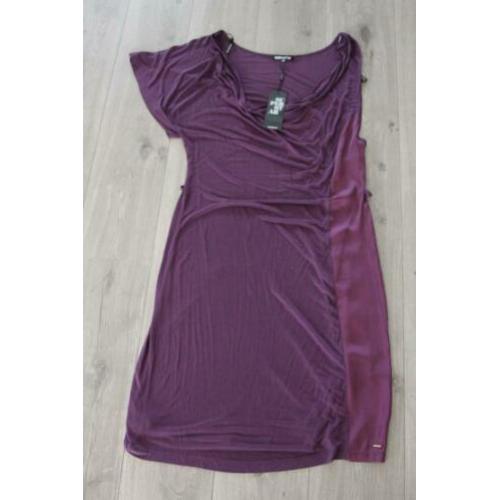 Paars dames jurk SUPERSTAR, maat XL, NIEUW! (d21)