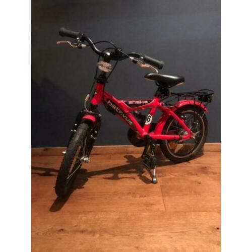 Rode Batavus kinderfiets 16 inch