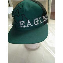 Base-Ball CAP groen-zwart EAGLES design - NIEUW