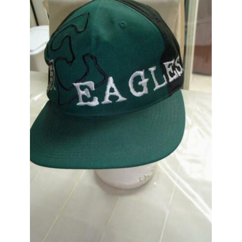 Base-Ball CAP groen-zwart EAGLES design - NIEUW