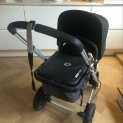 Zwarte Bugaboo Cameleon met Bugaboo luiertas
