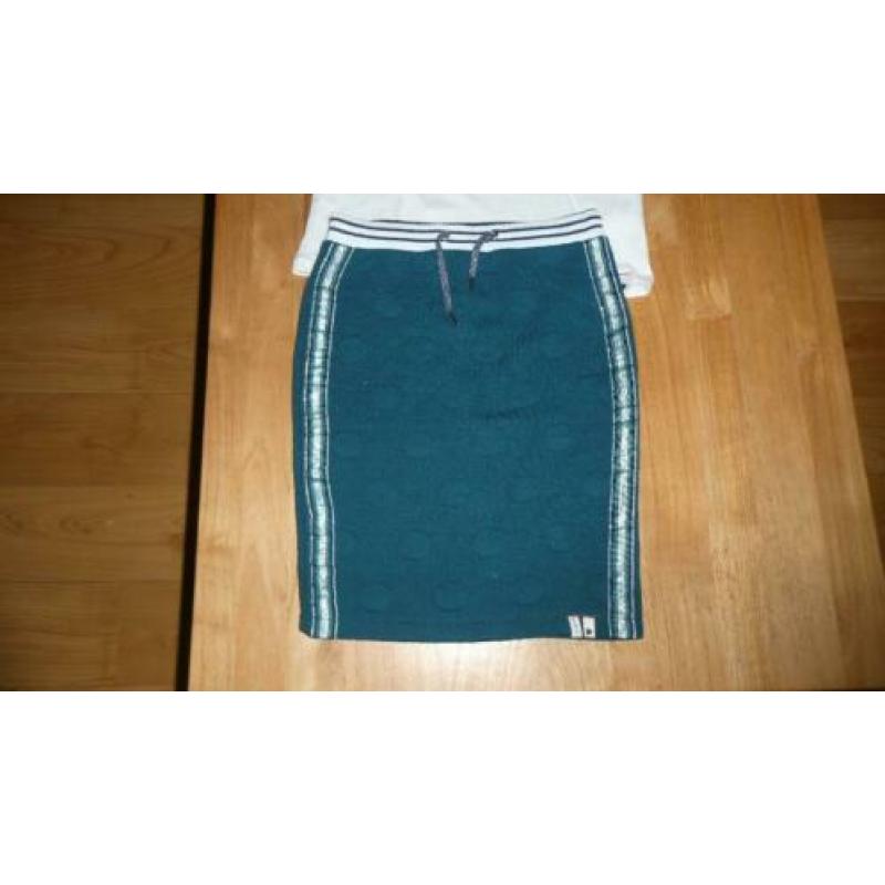 Looxs rokje en shirt groen 152