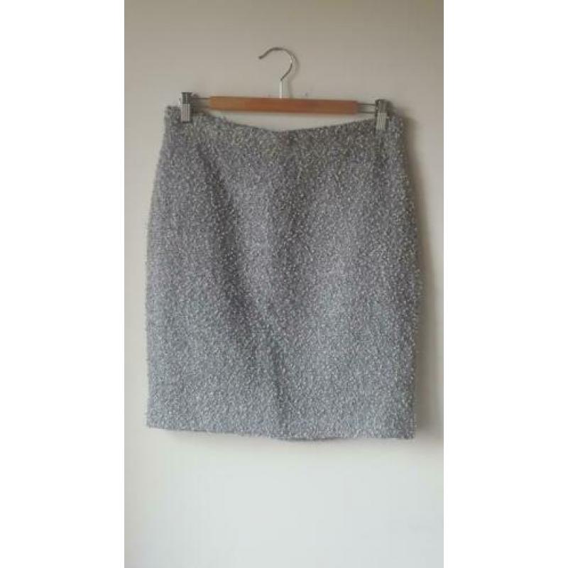 Vanilia mooie lichtgrijze rok maat 40 medium