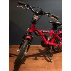 Rode Batavus kinderfiets 16 inch